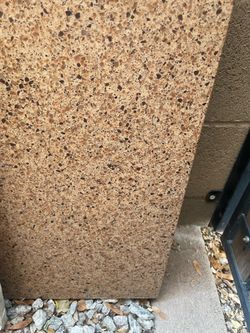 Used quartz countertops for backyard bbq project