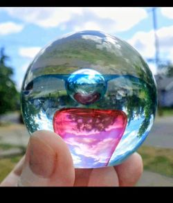 Gorgeous vintage controlled bubble paper weight 