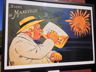 Biere De Maxeville framed poster