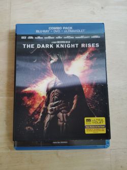 Dark Knight rises DVD and Blu Ray combo pack