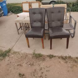 Pairs Of Chairs-lot Of 5