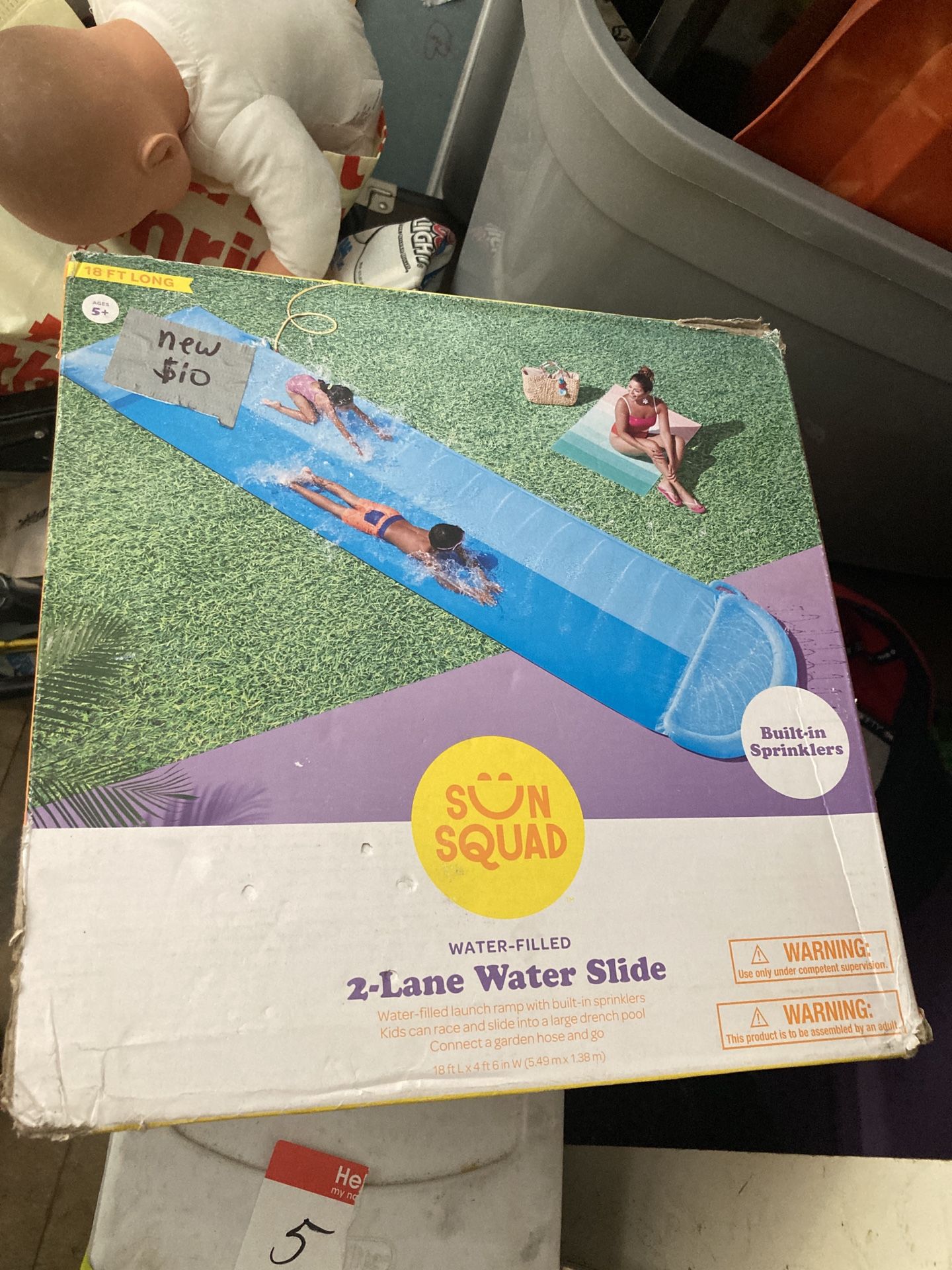 New 2 Lane Water Slide
