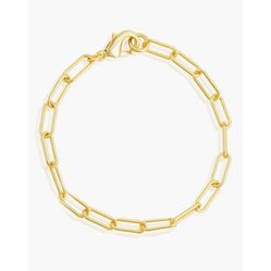 Adornia Paper Clip Chain Bracelet