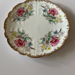  Aynsley England Bone China #28  Plate Gold Trim Rare.