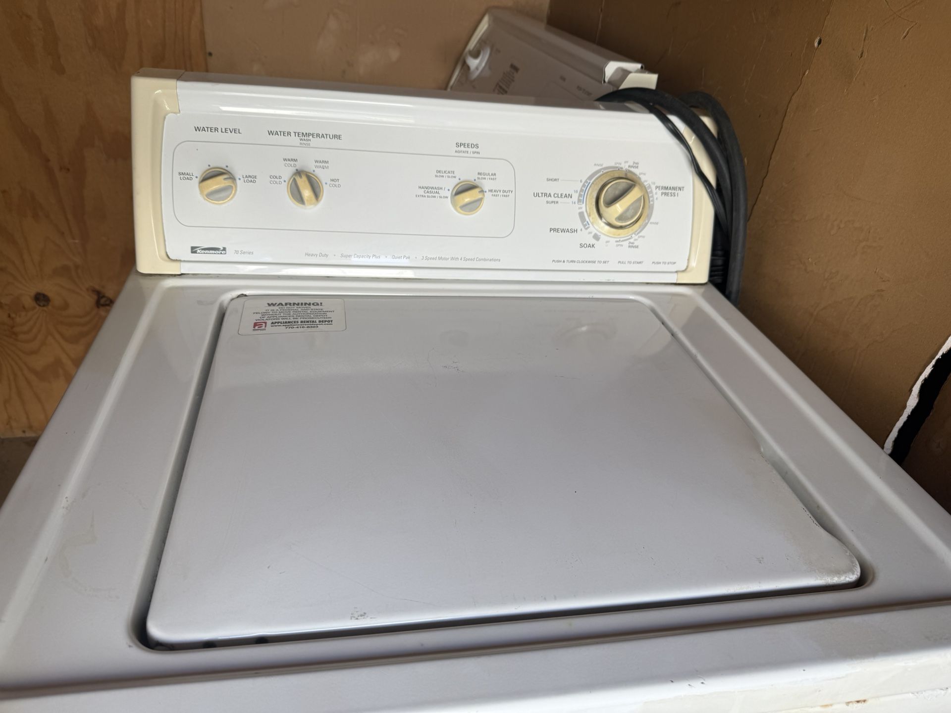 Kenmore Washer/Dryer Set 