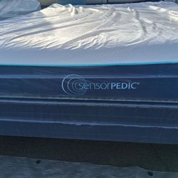 Brand New Queen Size Memory Foam Mattress And Box Spring Free Delivery Depends On Location