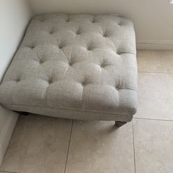 Gray Ottoman 