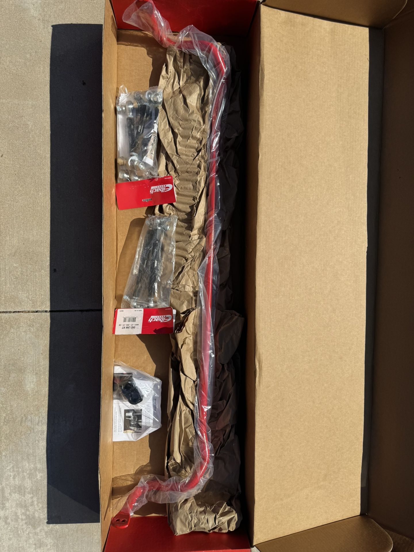 Eibach Rear Sway bar, Rear End Links And Front End Links