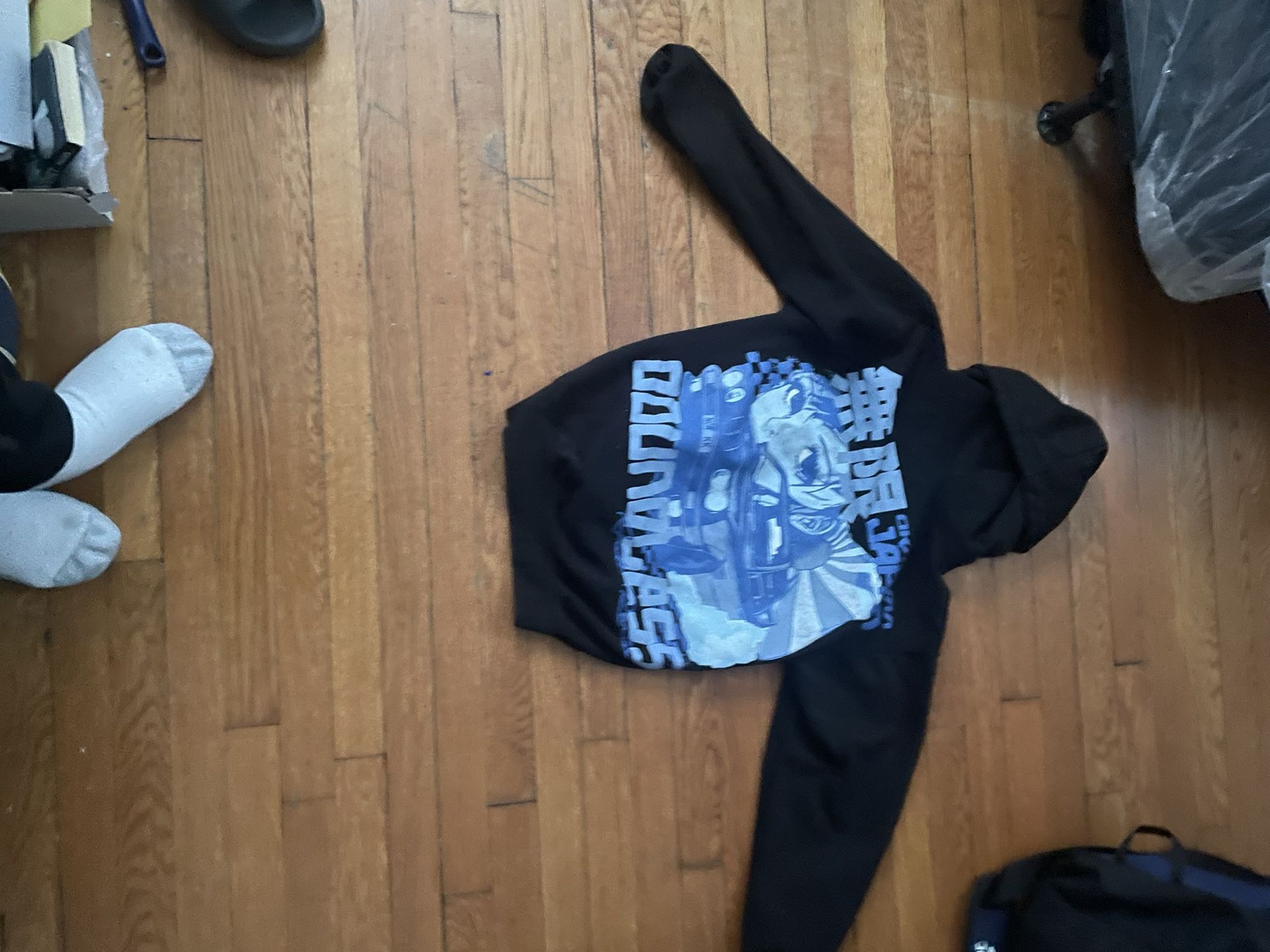 Blue And Black Hoodie Pacsun