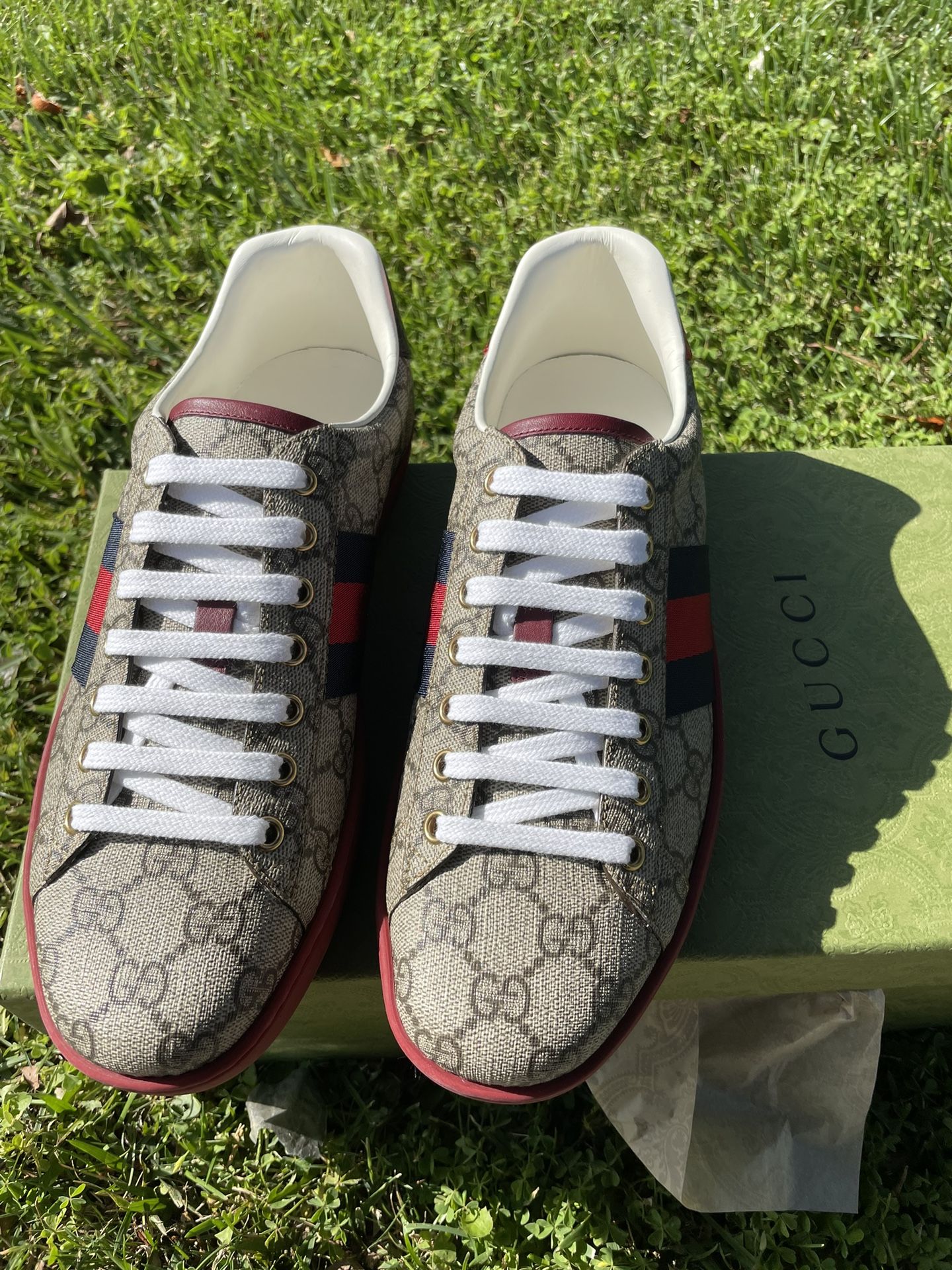 Gucci Ace GG Supreme 'Beige' 2018