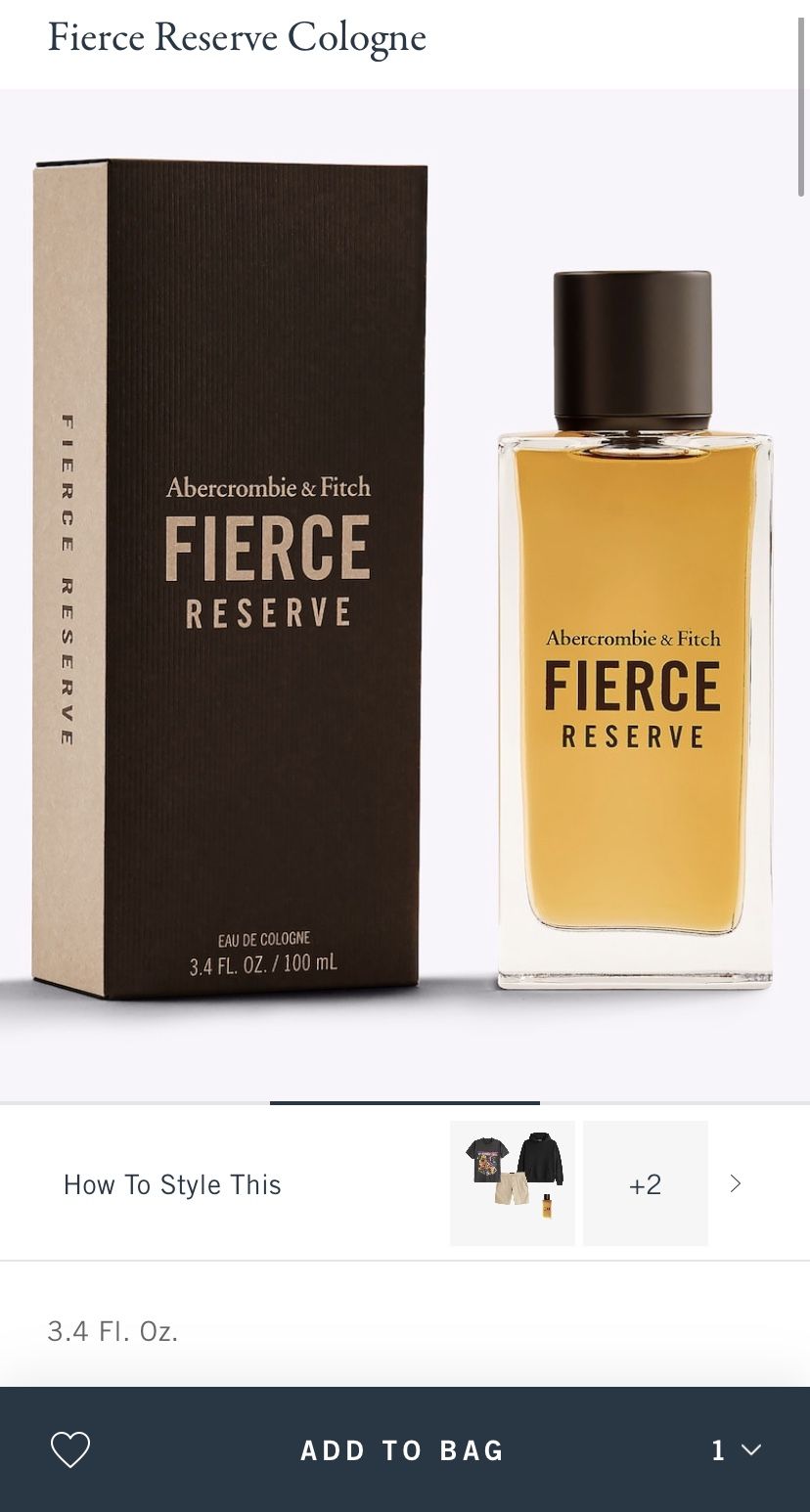 Fierce Reserve Cologne