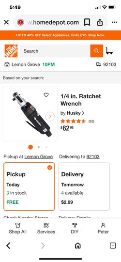 Husky Ratchet Wrenches