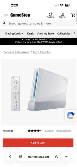 Wii console and 2 remotes plus Wii play