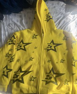 Sp5der Yellow Zip Up