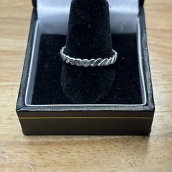 Handmade Sterling Silver Twist Ring