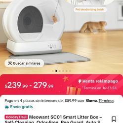 Brand New Meowant SC01 Smart Self-Cleaning Litter Box – Sealed Box 