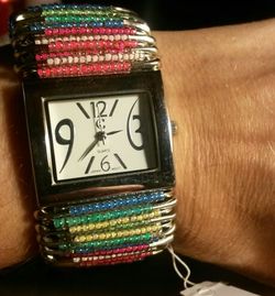 Saftey pin/seed bead watch *BRAND NEW*
