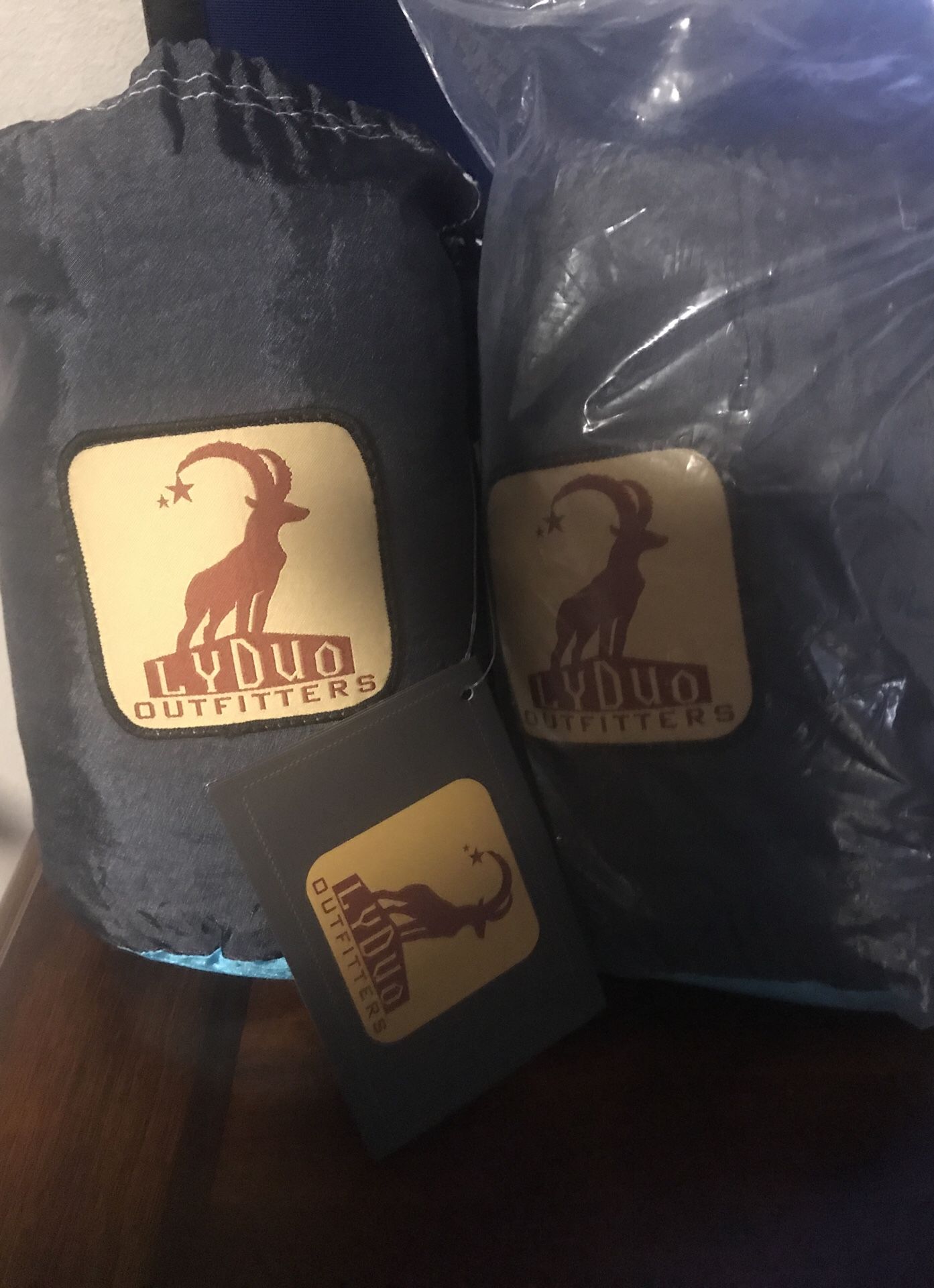 Two all in one travel hammocks