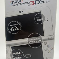 New Nintendo 3DS LL / XL - Pearl White, Top IPS Display + 128GB