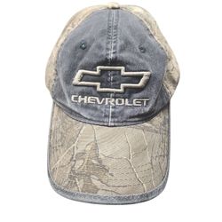 Chevrolet Camouflage Baseball GM Outdoor Cap Company Signatures Hat 