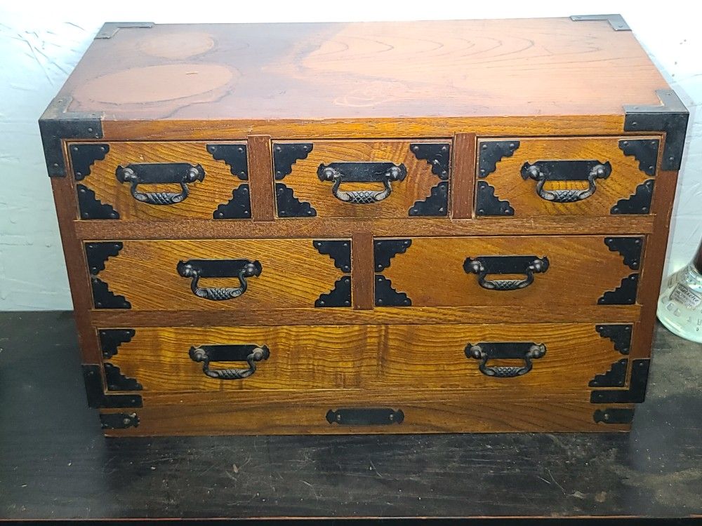 Antique Japanese Captians Chest