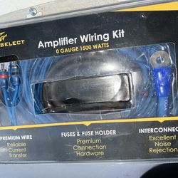 Amplifier Wiring Kit 0 Gauge 1500 Watts 