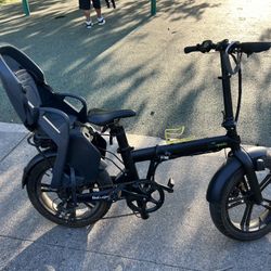 Electric Bike Beluga Qualisports Fat Tire With Child Seat
