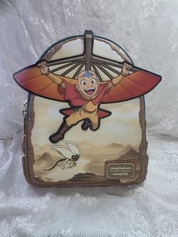 ​Loungefly x Nickelodeon — Avatar: The Last Airbender Aang & Momo Mini Backpack