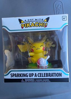 Pokémon pikachu celebration figure