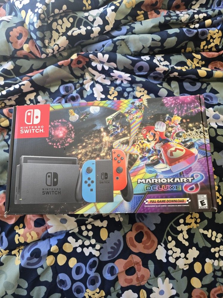 Nintendo Switch Mario Kart 8 Deluxe Empty Box (BOX ONLY) No Console