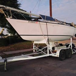 23' Clark Sailboat With Trailer