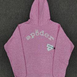 Sp5der Worldwide VVS Women's Pink Hoodie