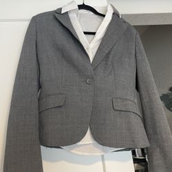 Women’s Gray Pantsuit 
