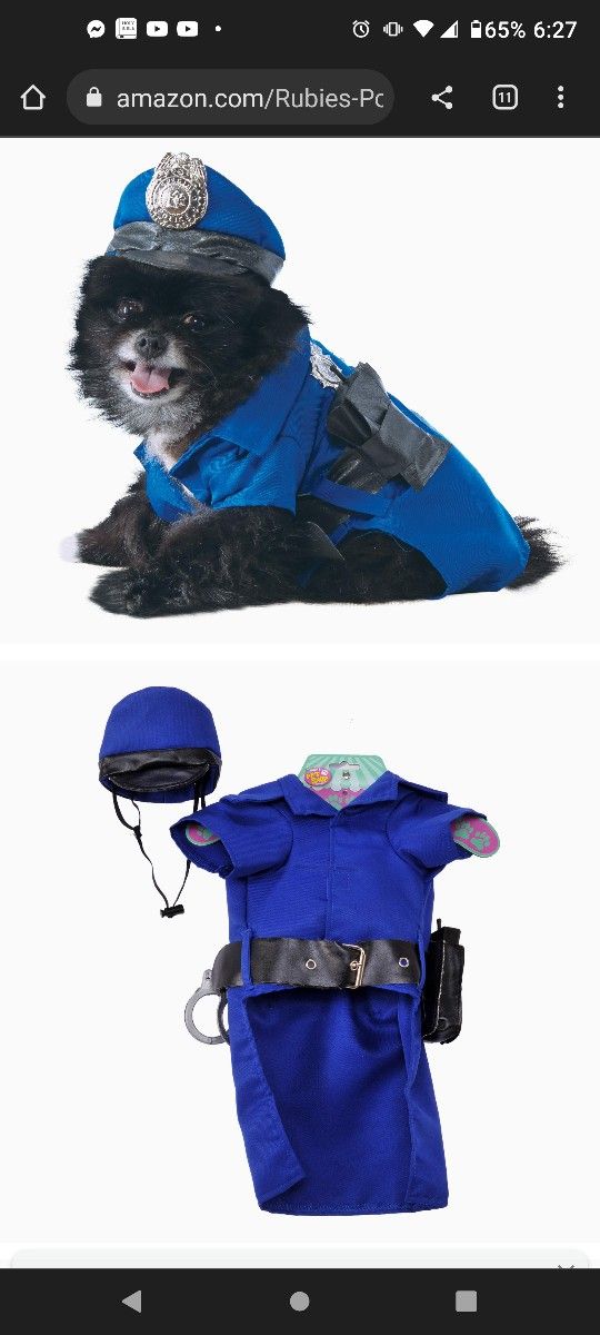 Rubie's Police Dog Pet Costume
XL