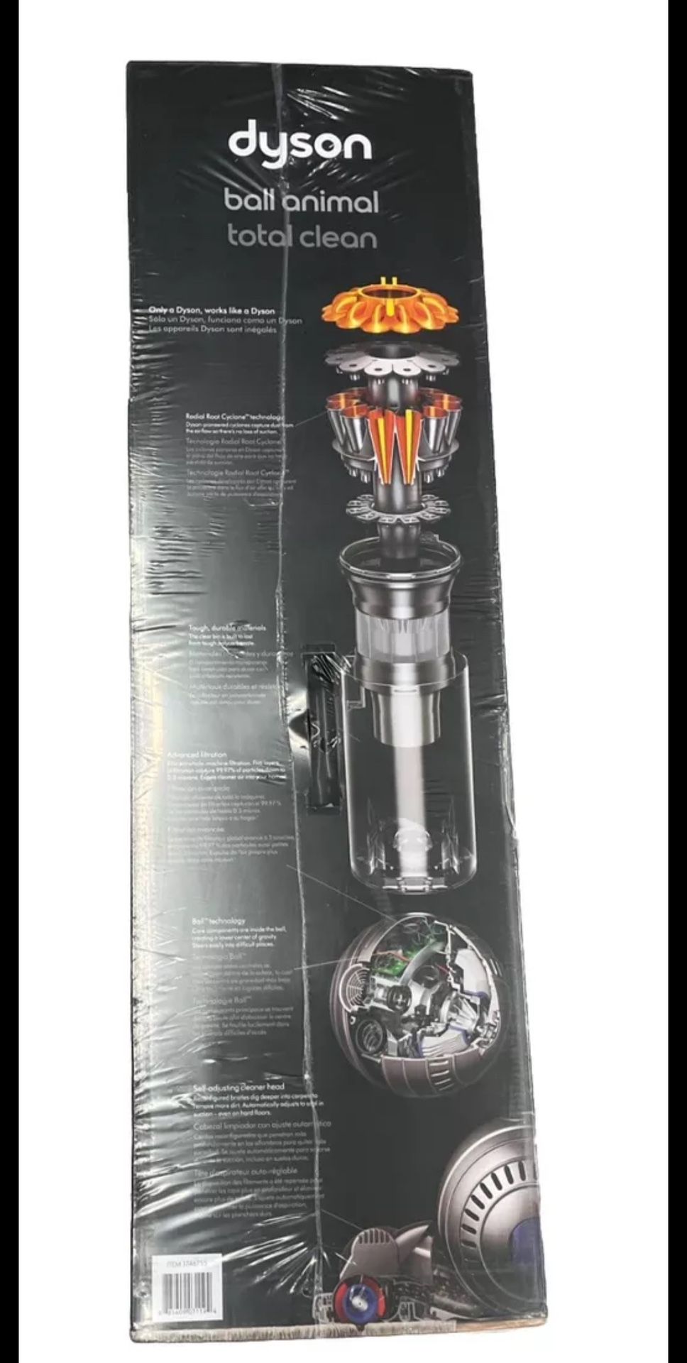 Dyson Ball Animal Total Clean Upright Vacuum, Blue/Blue