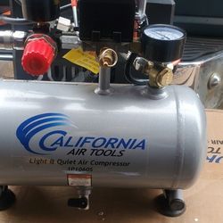 California air tools 1.0 Gal. Light and Quiet Steel Tank Electric Port - $