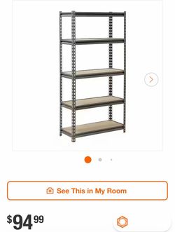 Muscle Rack 5-Tier Boltless Steel Garage Storage Shelving Unit in Silver Vein (30 in. W x 60 in. H x 12 in. D