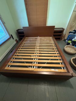 FREE Queen bed frame with storage headboard