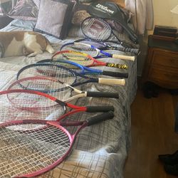Tennis Rackets 15 $ Each All Brand Names
