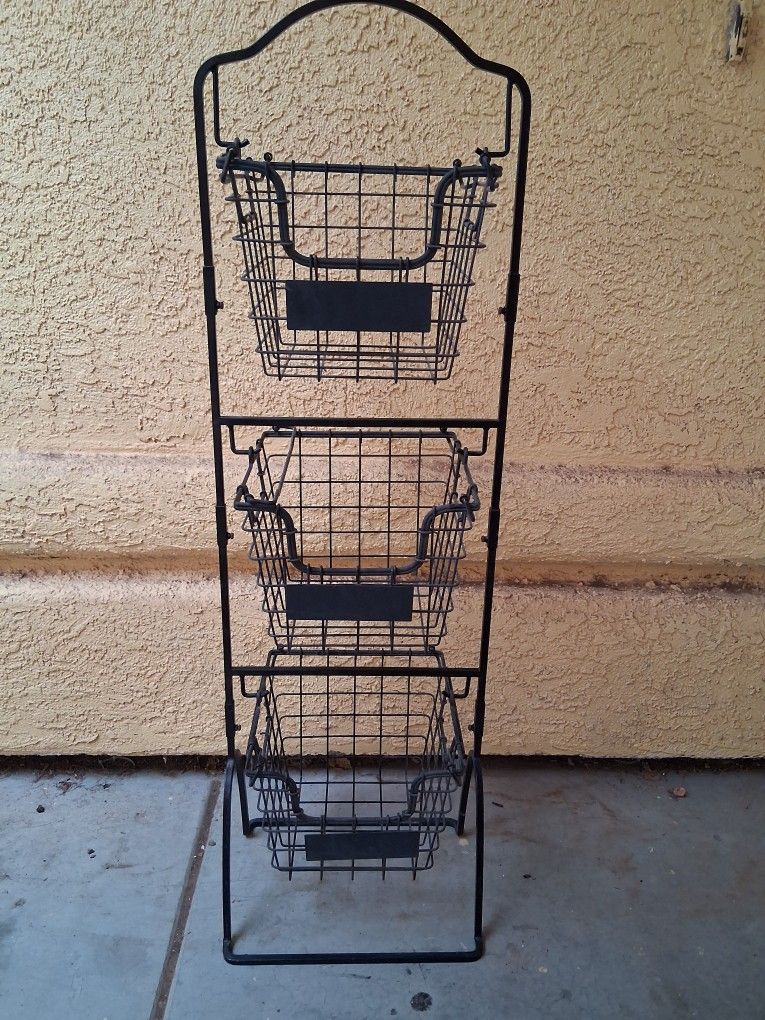 Large Metal Storage Baskets