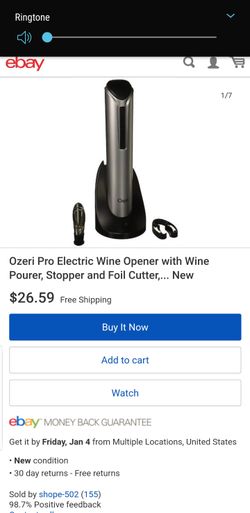 Ozeri electric wine opener