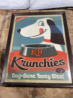 Vintage Dog Sign