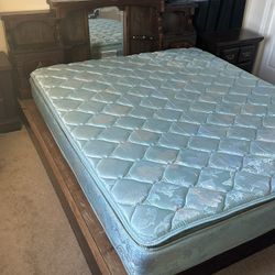 Waterbed Frame With Mattress 