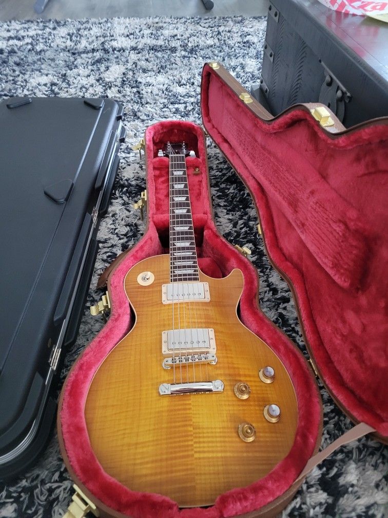 Gibson Kirk Hammett "Greeny" Les Paul Standard Electric Guitar Greeny Burst