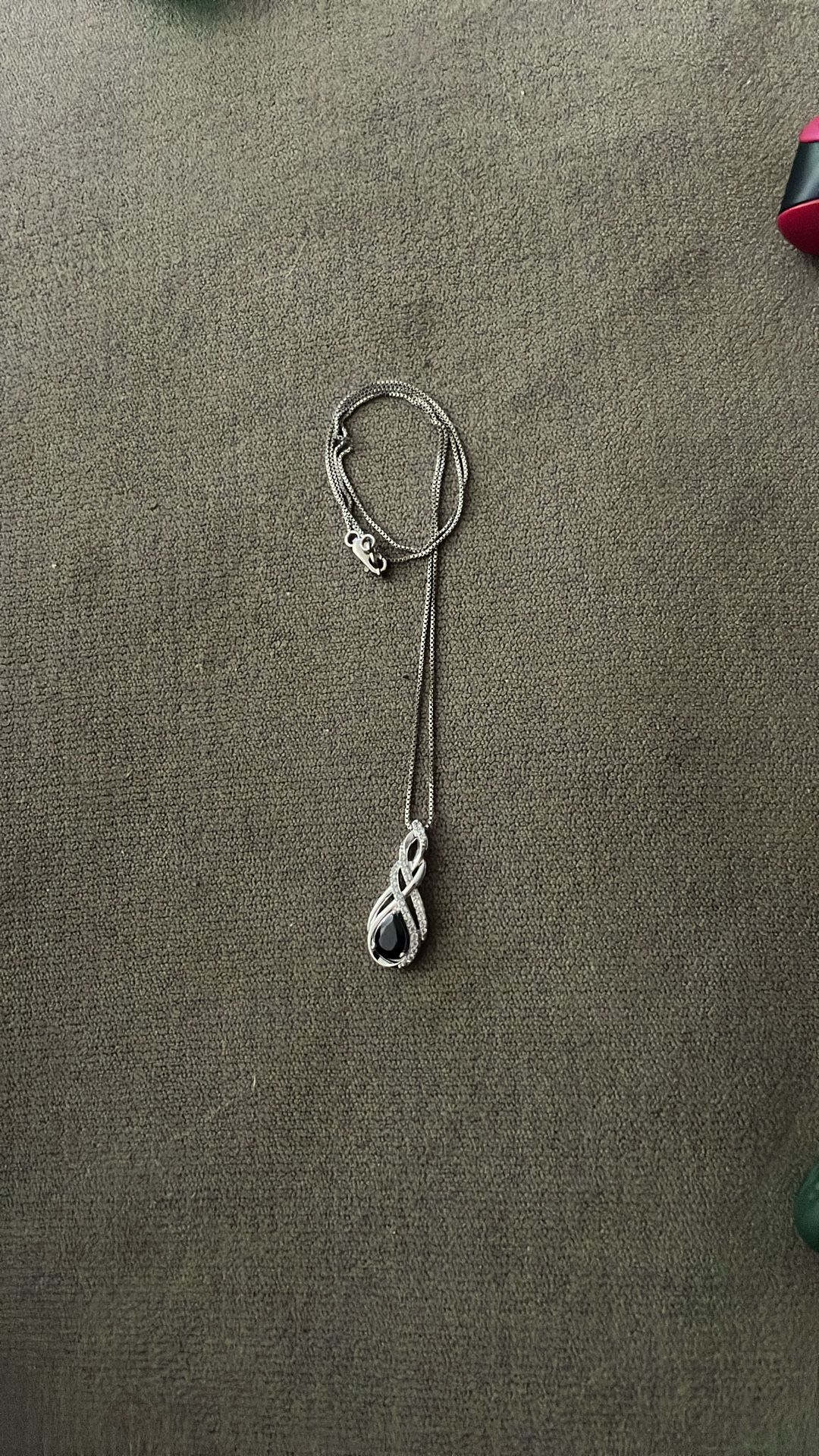 Kay Jewelers Sterling Silver Sapphire Necklace