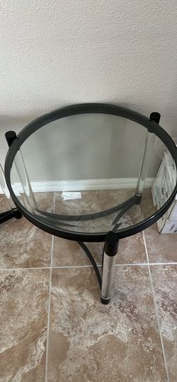 Living room glass tables