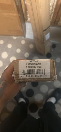 36 x 48 mini vinyl blinds