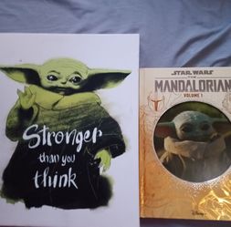 Mandalorian frame and book