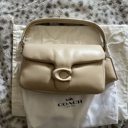 Cream Handbag From Coach