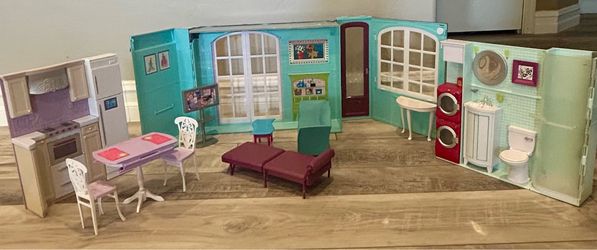 Barbie Blue Foldable House